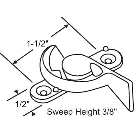 Strybuc Sash Lock Zinc Die Cast 50-607